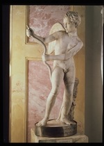 RÃ¶mische Antike Kunst, Klassische Skulptur - Bogenspannender Eros (Römische Kopie nach griechischem Original von Lysipp)