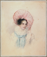 Sokolow, Pjotr Fjodorowitsch - Porträt der Kaiserin Alexandra Fjodorowna (Charlotte von Preußen), Frau des Kaisers Nikolaus I. (1798-1860)