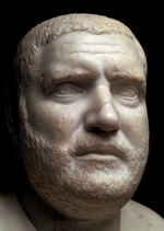 Römische Antike Kunst, Klassische Skulptur - Büste des Kaisers Balbinus