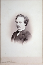 Lewizki, Sergei Lwowitsch - Porträt des Pianisten und Organisten Alexander Winterberger (1834-1914)