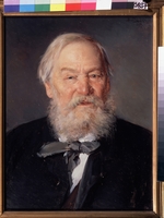 Makowski, Wladimir Jegorowitsch - Porträt des Malers Alexei Strelkowski (1819-1904)