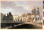 Arnout, Louis Jules - Blick auf die Kathedralen im Moskauer Kreml
