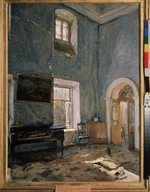 Serow, Valentin Alexandrowitsch - Saal in einem alten Herrenhaus (Landgut Belkino)