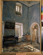 Serow, Valentin Alexandrowitsch - Saal in einem alten Herrenhaus (Landgut Belkino)