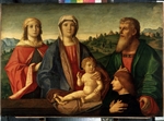 Pasqualino Veneto - Madonna und Kind mit Heiligen und Stifter