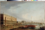 Tironi, Francesco - Blick auf Markusplatz mit Dogenpalast in Venedig