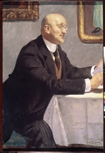 Kustodiew, Boris Michailowitsch - Porträt des Malers Igor Grabar (1871-1960)
