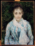 Korowin, Konstantin Alexejewitsch - Porträt der Malerin Maria Jakuntschikowa-Weber (1870-1902)