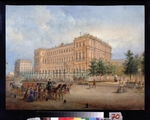 Sadownikow, Wassili Semjonowitsch - Blick auf den Nikolaus Palast in St. Petersburg