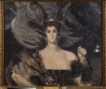 Wrubel, Michail Alexandrowitsch - Die Walküre. Bildnis der Malerin und Mäzenin Fürstin Maria Tenischewa (1867-1928)
