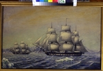 Semjonow, Michail Michajlowitsch - Die Schaluppe Wostok und das Versorgungsschiff Mirny vor der Entdeckung der Antarktis im Jahre 1820