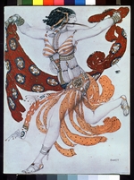 Bakst, Léon - Kostümentwurf zum Ballett Kleopatra von A. Arenski