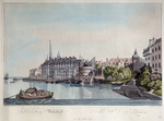 Ziegler, Johann - Blick auf Düsseldorf vor dem französischen Bombardement am 6. Oktober 1794