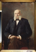 Jaroschenko, Nikolai Alexandrowitsch - Porträt des Schriftstellers Iwan Gontscharow (1812-1891)