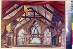 Valz, Karl Fjodorowitsch - Bühnenbildentwurf zur Oper Schneeflöckchen von N. Rimski-Korsakow