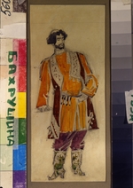 Wrubel, Michail Alexandrowitsch - Kostümentwurf zur Oper Die Zarenbraut von N. Rimski-Korsakow