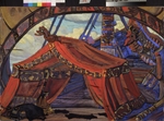 Roerich, Nicholas - Bühnenbildentwurf zur Oper Tristan und Isolde von R. Wagner