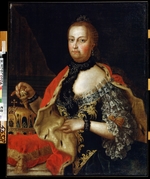 Beresin, Wassili Kosmitsch - Porträt der Kaiserin Maria Theresia von Österreich (1717-1780)