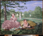 Somow, Konstantin Andrejewitsch - Zwei Damen im Park
