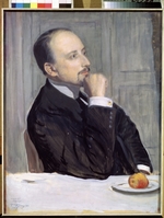 Kustodiew, Boris Michailowitsch - Porträt des Malers Jewgeni Lanceray (1875-1946)