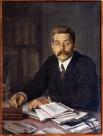Brodski, Isaak Israilewitsch - Porträt des Schriftstellers Maxim Gorki (1868-1939)