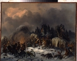 Willewalde, Gottfried (Bogdan Pawlowitsch) - Szene aus dem russisch-französischen Krieg 1812