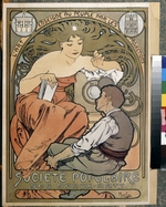Mucha, Alfons Marie - Plakat für Societe Populaire des Beaux Arts