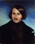 Moller, Fjodor Antonovitsch - Porträt des Schriftstellers Nikolai Gogol (1809-1852)