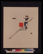 Lissitzky, El - Neuer. Figurine zur Oper Sieg über die Sonne nach A. Krutschonych