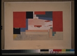 Malewitsch, Kasimir Sewerinowitsch - Suprematismus. Entwurf eines Theatervorhangs