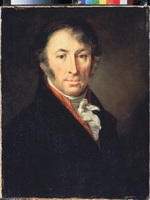 Tropinin, Wassili Andrejewitsch - Porträt von Schriftsteller und Historiker Nikolai Michajlowitsch Karamsin (1766-1826)
