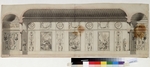 Cameron, Charles - Entwurf eines Interieurs im Katharinenpalast von Zarskoje Selo