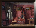 Petrowitschew, Pjotr Iwanowitsch - Schlafzimmer im Haus des Komponisten Pjotr Tschaikowski in Klin