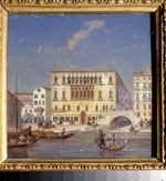 Adam, Jean-Victor Vincent - Ansichten von Venedig. Palazzo Bernardo