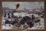 Pamfilow, Wladimir Ewgenjewitsch - Artillerie im Gefecht um Moskau nah von Wolokolamsk im Dezember 1941
