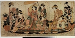 Utamaro II., Kitagawa - Die Kirschblütenschau (Hanami)