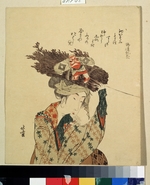 Hokusai, Katsushika - Ein Mädchen von Ohara
