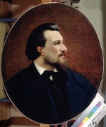 Lelakow, Anatoli - Porträt des Schriftstellers Nikolai Leskow (1831-1895)
