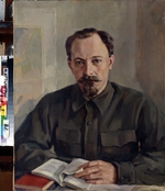 Unbekannter Künstler - Porträt des Politikers Felix E. Dserschinski (1877-1926), Vorsitzender der Tscheka