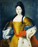 Unbekannter Künstler - Bildnis Großfürstin Anna Petrowna von Russland (1708-1728), Tochter von Peter dem Großen