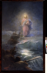 Aiwasowski, Iwan Konstantinowitsch - Christus wandelt auf dem Wasser