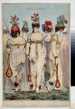 Gillray, James - Pariser Damen in Winterkleidung. Mode des Jahres 1800