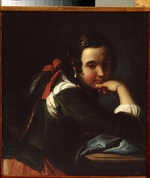 Rotari, Pietro Antonio - Bildnis einer italienischen Schauspielerin