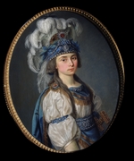 Russischer Meister - Die Schauspielerin und Sängerin Praskowja Schemtschugowa (1768-1803) als Eliane in der Oper Les Mariages samnites von A.E.M. Gré