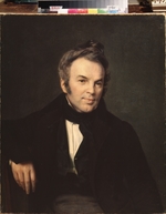 Tyranow, Alexei Wassiljewitsch - Porträt des Schriftstellers Iwan Laschetschnikow (1792-1869)