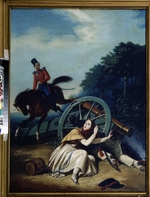 Hampeln, Carl, von - Szene aus dem russisch-französischen Krieg 1812