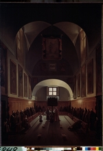 Granet, François Marius - Interieur in der Kirche Santa Maria Immacolata a Via Veneto nahe der Piazza Barberini in Rom