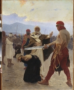 Repin, Ilja Jefimowitsch - Nikolaus von Myra bewahrt drei unschuldig zum Tod Verurteilte vor der Hinrichtung