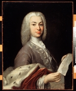 Unbekannter Meister des 18. Jhs. - Porträt des Dichters Fürsten Antioch Kantemir (1708-1744)