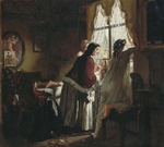 Klodt (Clodt), Michail Petrowitsch, Baron - Illustration zum Gedicht Die Frau des Schatzmeisters von Tambow von M. Lermontow